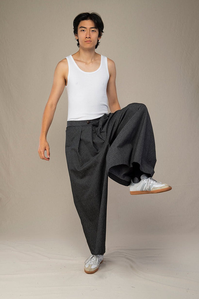 Pantalon hakama homme KOJIMA noir - CATHERINE VALENTIN