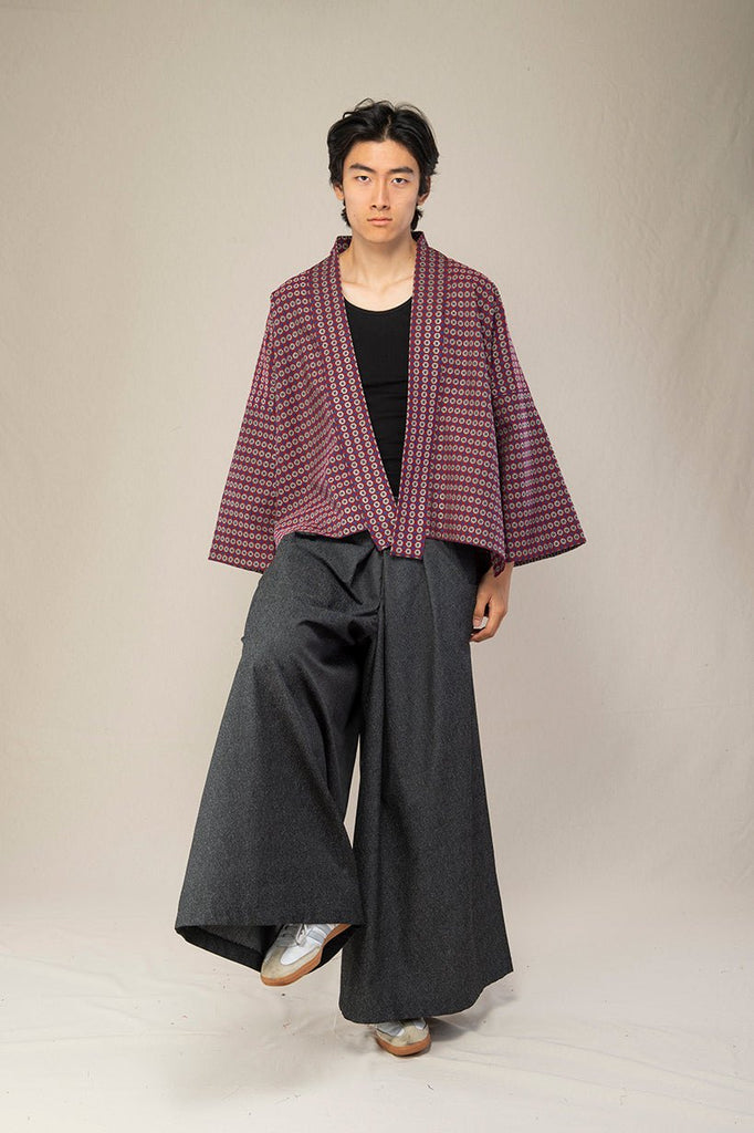 Pantalon hakama homme KOJIMA noir - CATHERINE VALENTIN