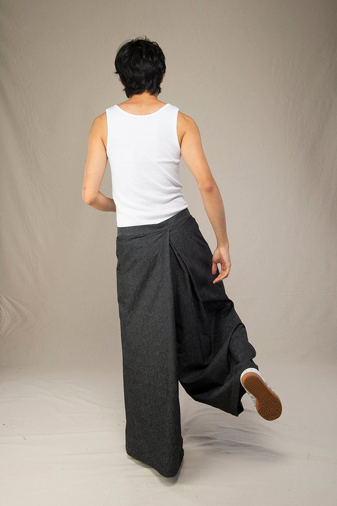 Pantalon hakama homme KOJIMA noir - CATHERINE VALENTIN