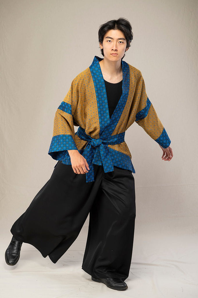 Pantalon hakama homme KURO noir - CATHERINE VALENTIN