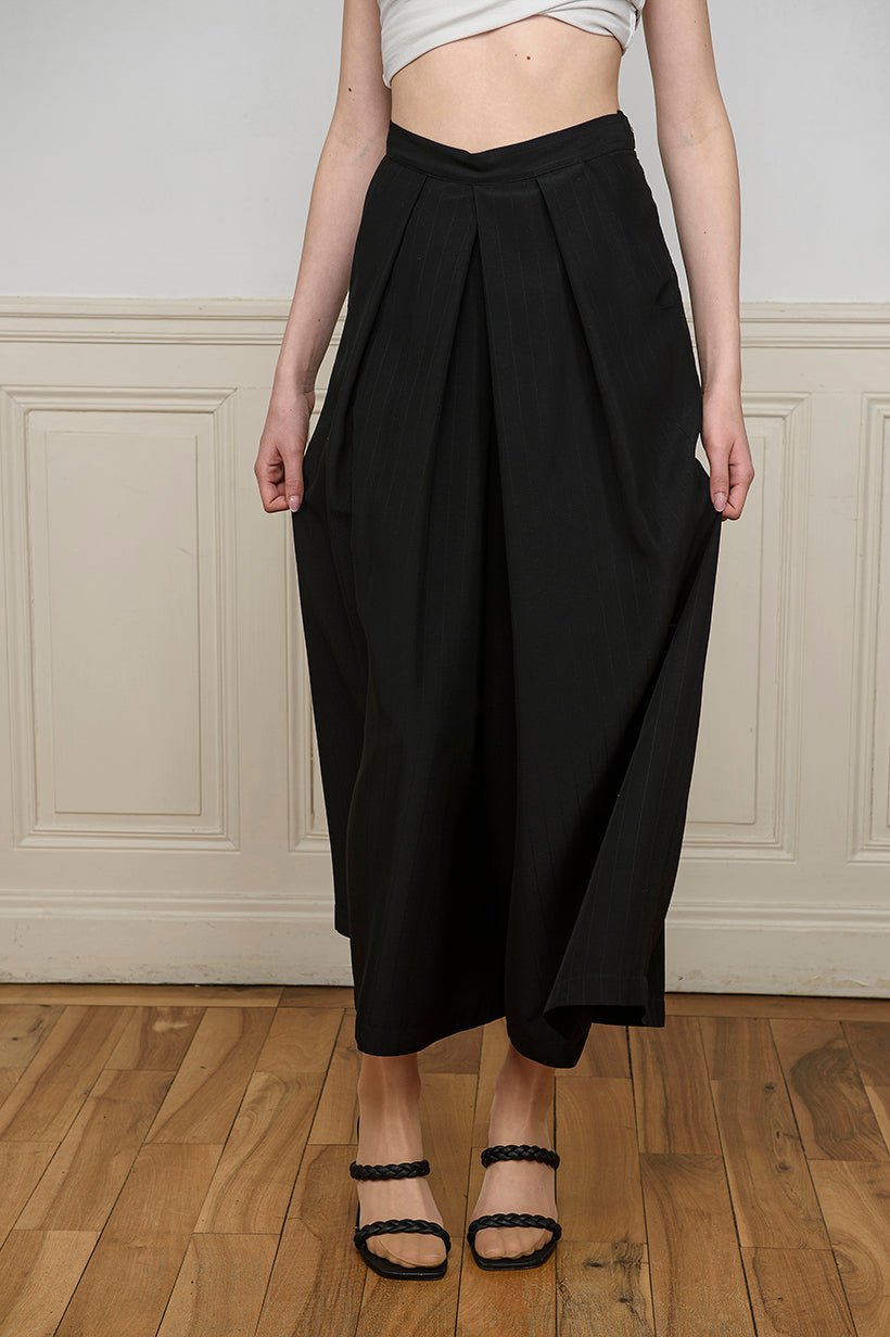 Pantalon hakama JIMA noir - CATHERINE VALENTIN