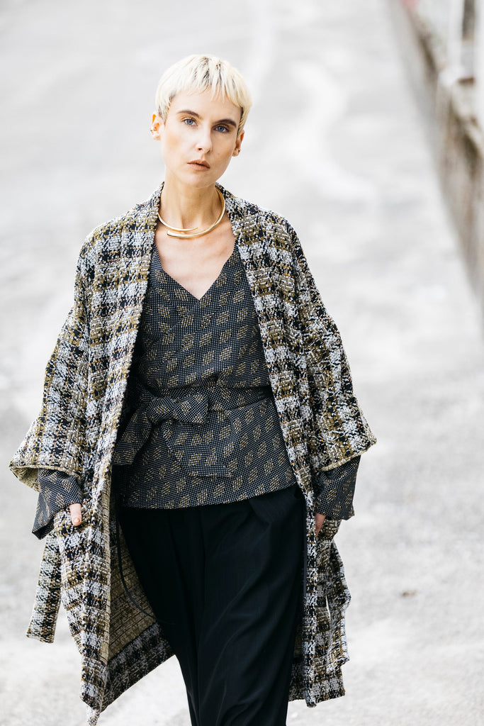 Pantalon hakama JIMA noir - CATHERINE VALENTIN