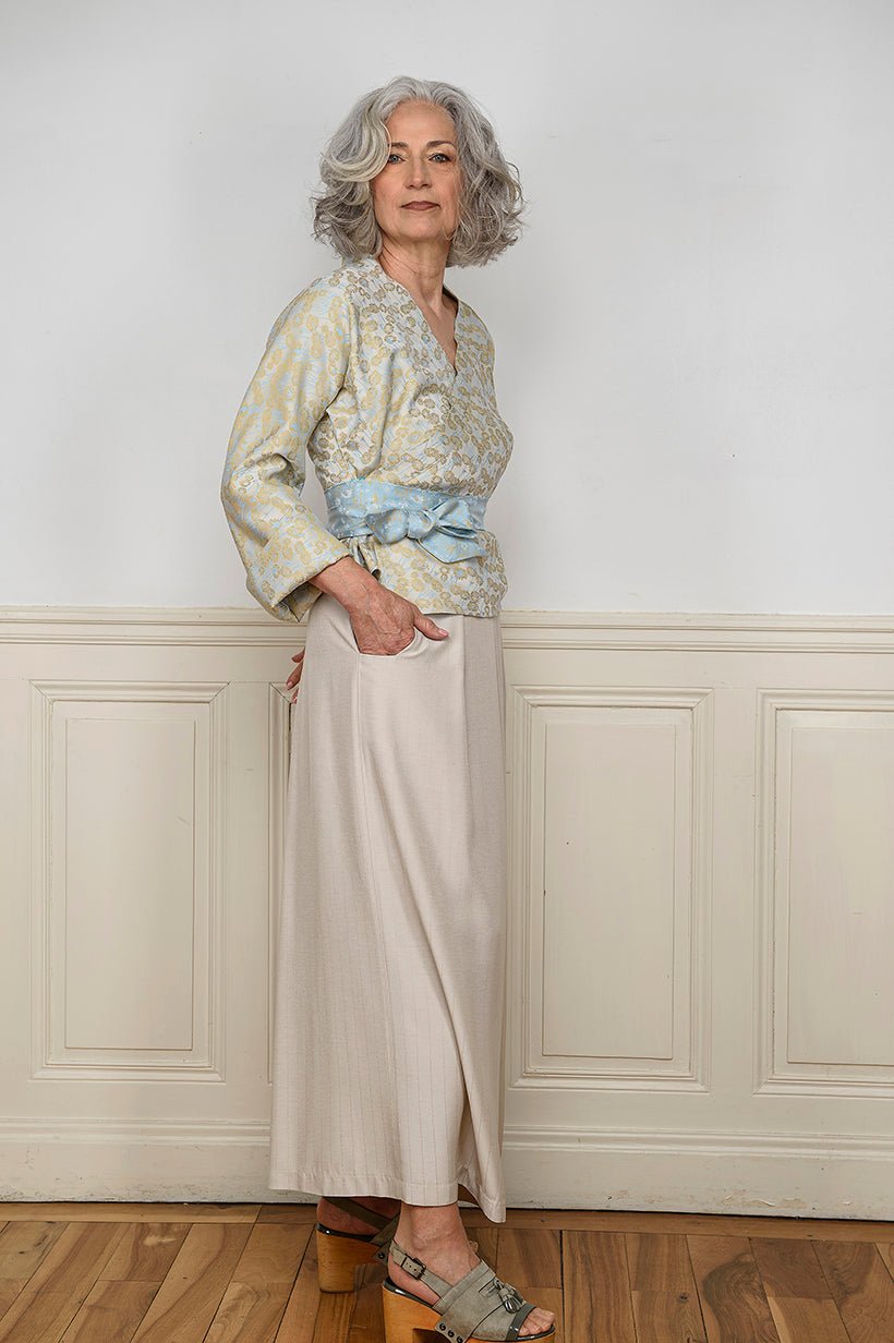 Pantalon hakama JIMA sable - CATHERINE VALENTIN