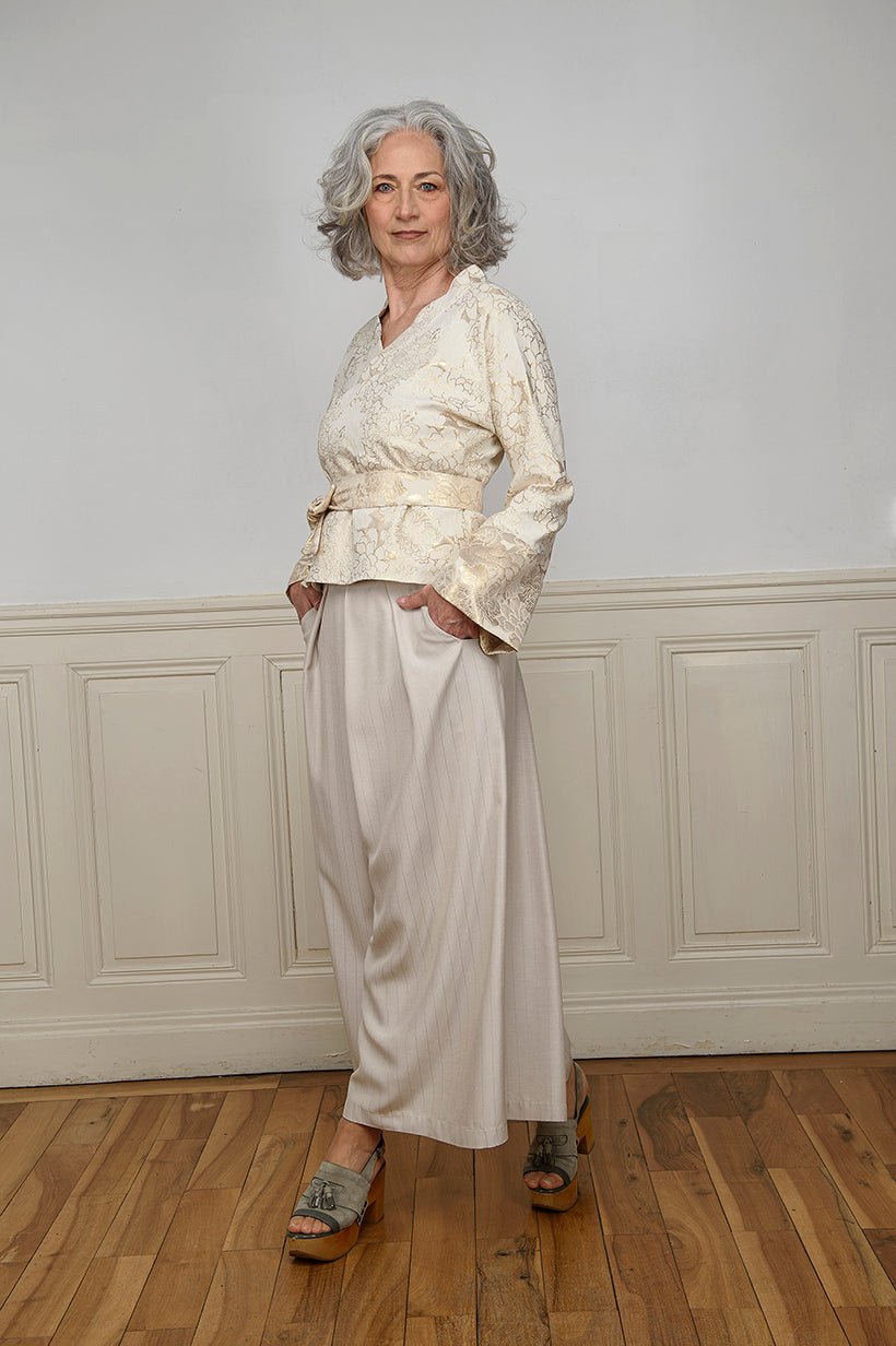 Pantalon hakama JIMA sable - CATHERINE VALENTIN