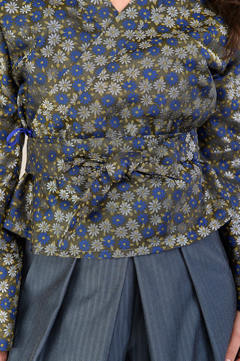 Pantalon hakama JINSU bleu - CATHERINE VALENTIN