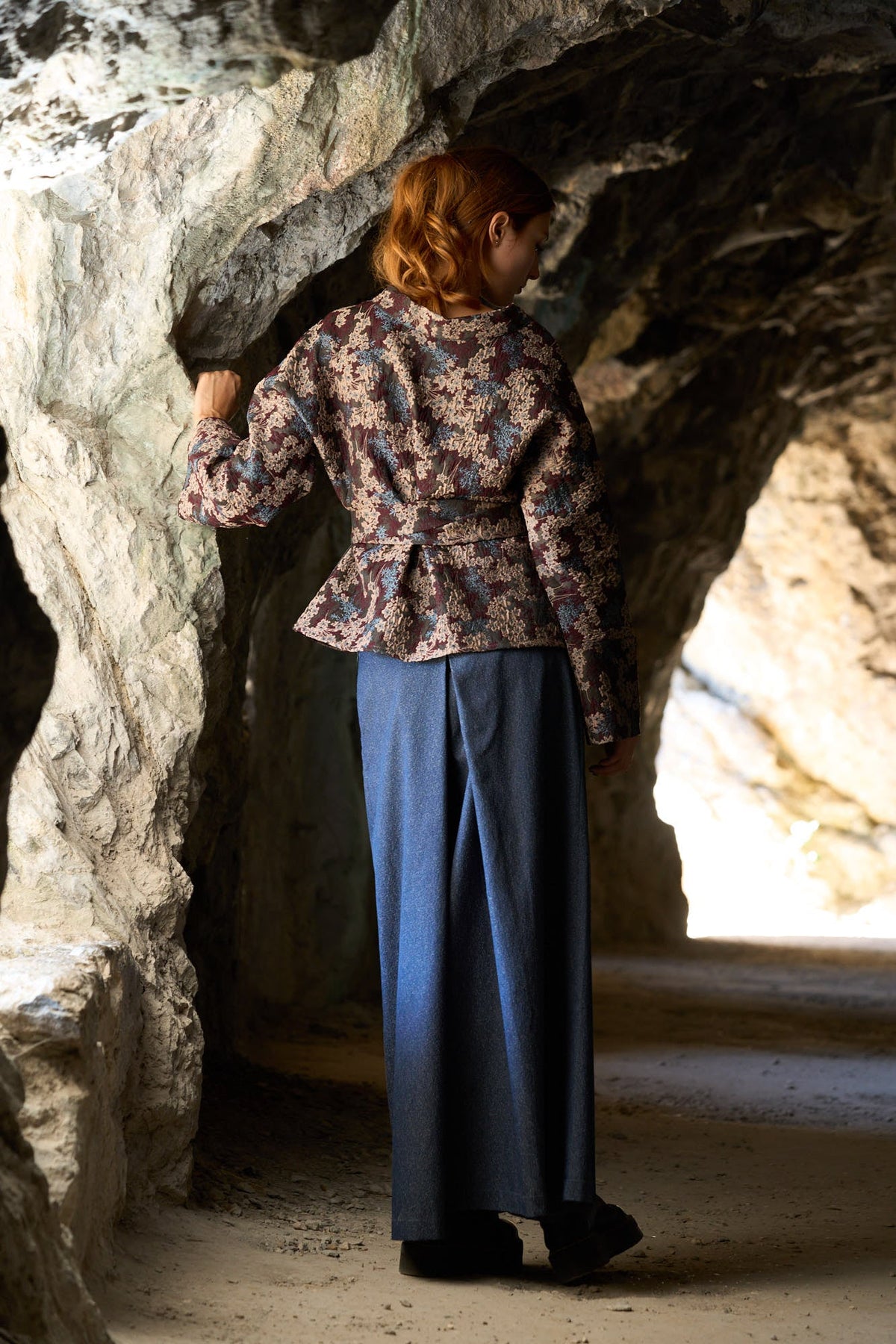 Pantalon hakama KOJIMA bleu - CATHERINE VALENTIN
