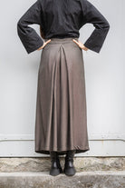 Pantalon hakama KURI marron glacé - CATHERINE VALENTIN