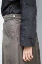 Pantalon hakama KURI marron glacé - CATHERINE VALENTIN