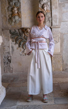 Pantalon hakama KURO blanc cassé - CATHERINE VALENTIN
