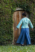 Pantalon Hakama large KONIRO Bleu - CATHERINE VALENTIN