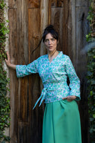 Pantalon hakama large MATCHA vert - CATHERINE VALENTIN