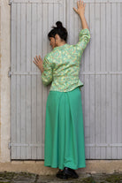 Pantalon hakama MATCHA vert - CATHERINE VALENTIN