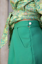 Pantalon hakama MATCHA vert - CATHERINE VALENTIN