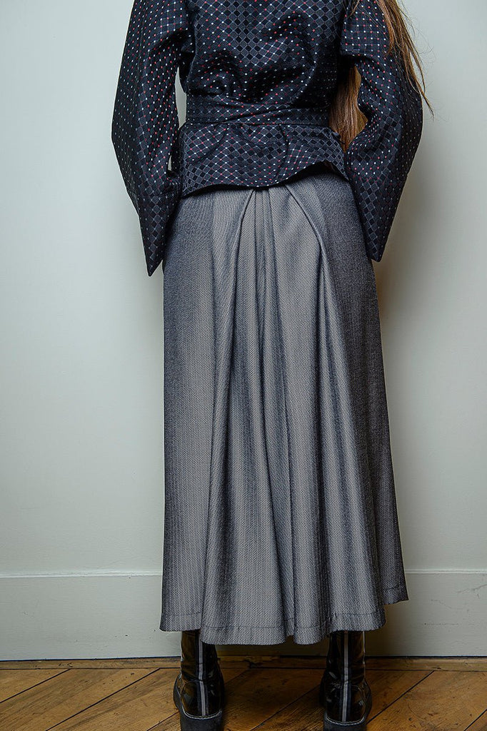 Pantalon hakama NESUMI gris - CATHERINE VALENTIN