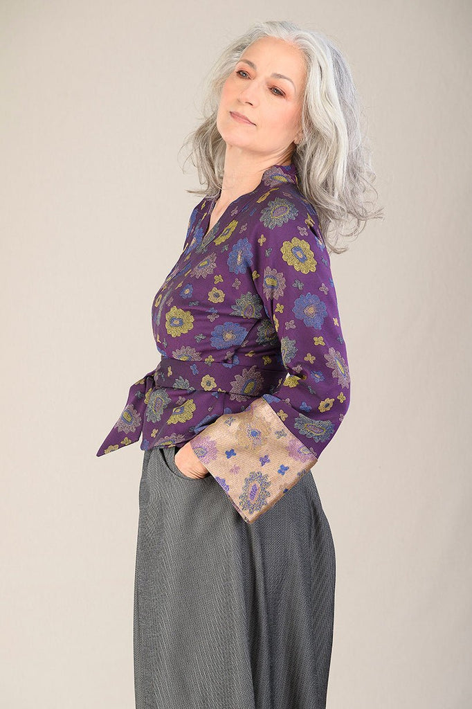 Pantalon hakama NESUMI gris - CATHERINE VALENTIN