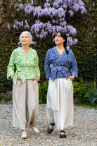 Pantalon hakama SHIRO sable et pantalon hakama SHIMA sable - CATHERINE VALENTIN