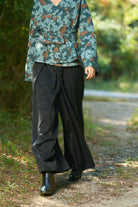 Pantalon hakama kuro noir devant