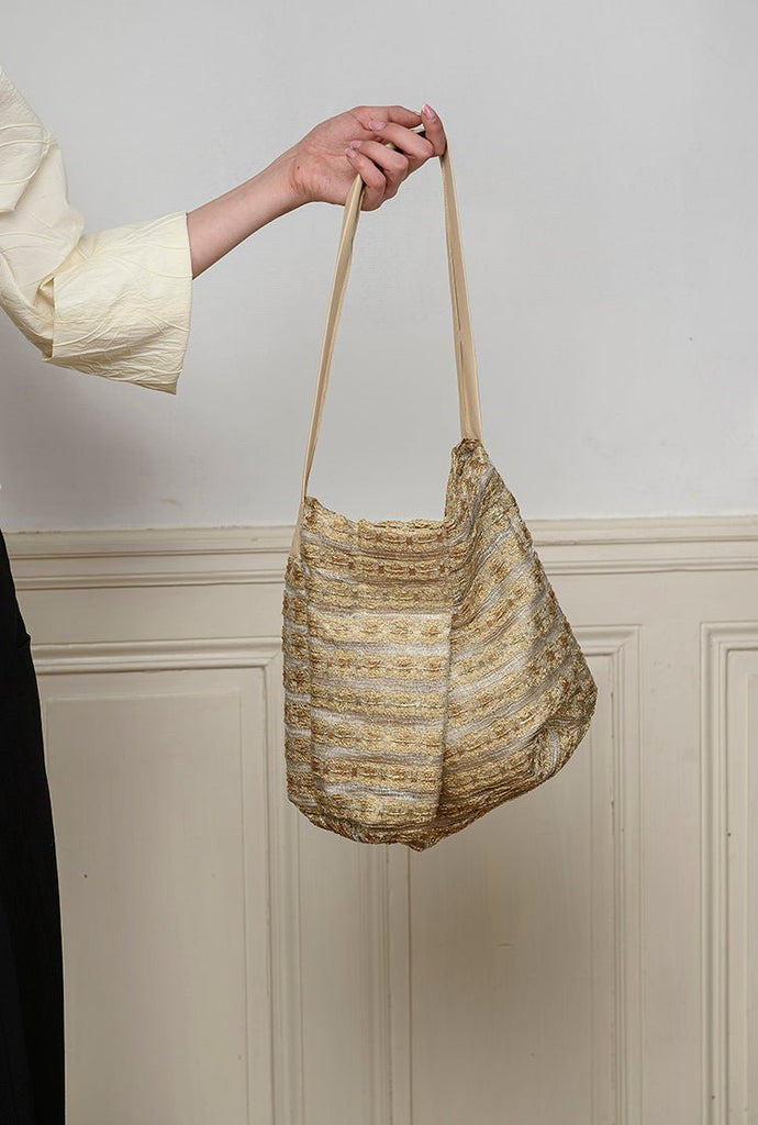 Sac KAIMONO jaune d'or - CATHERINE VALENTIN